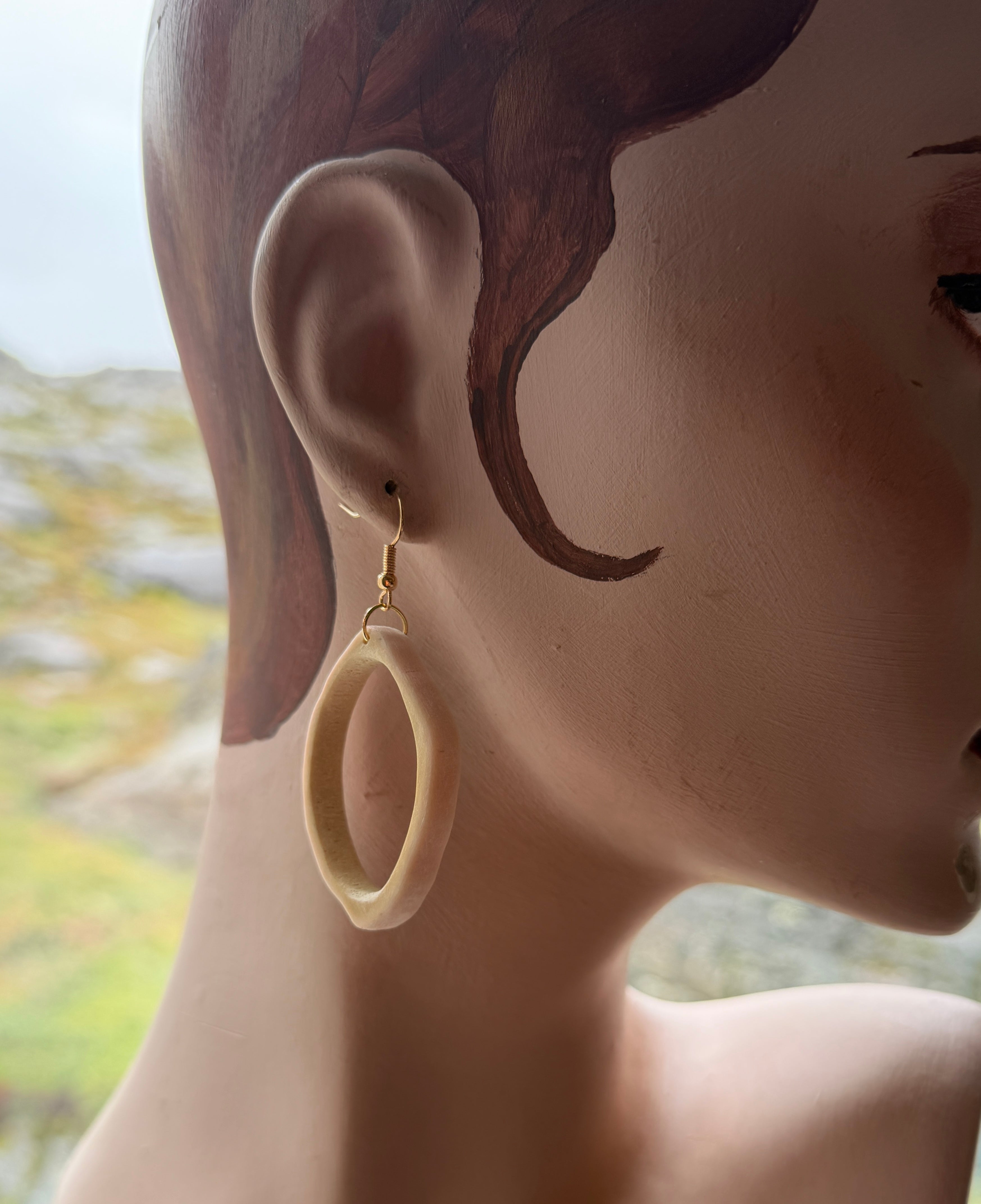 Antler earrings