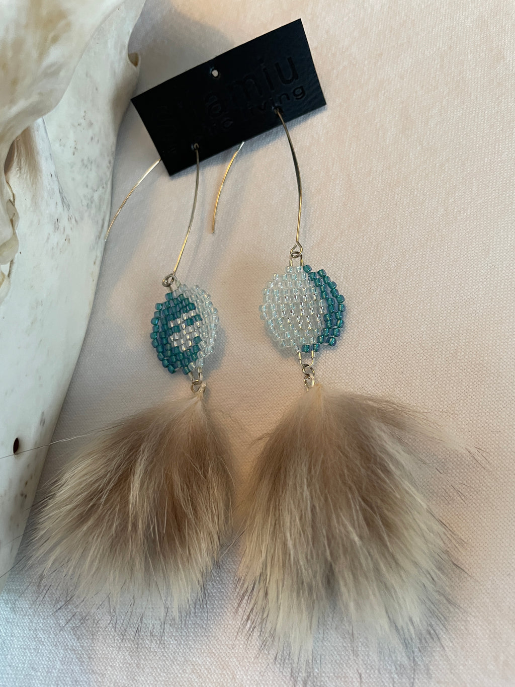 Ulo poms, blue