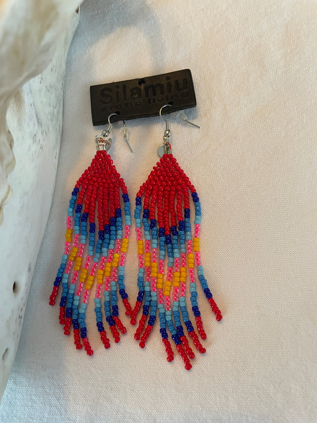 Arctic Feather Fringe, red