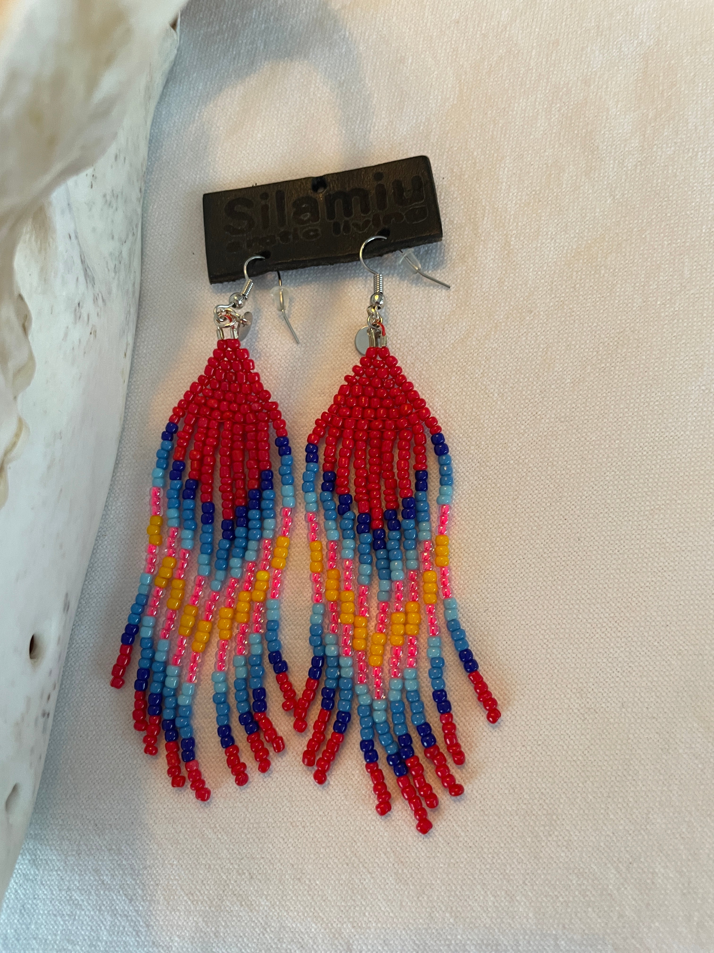 Arctic Feather Fringe, red