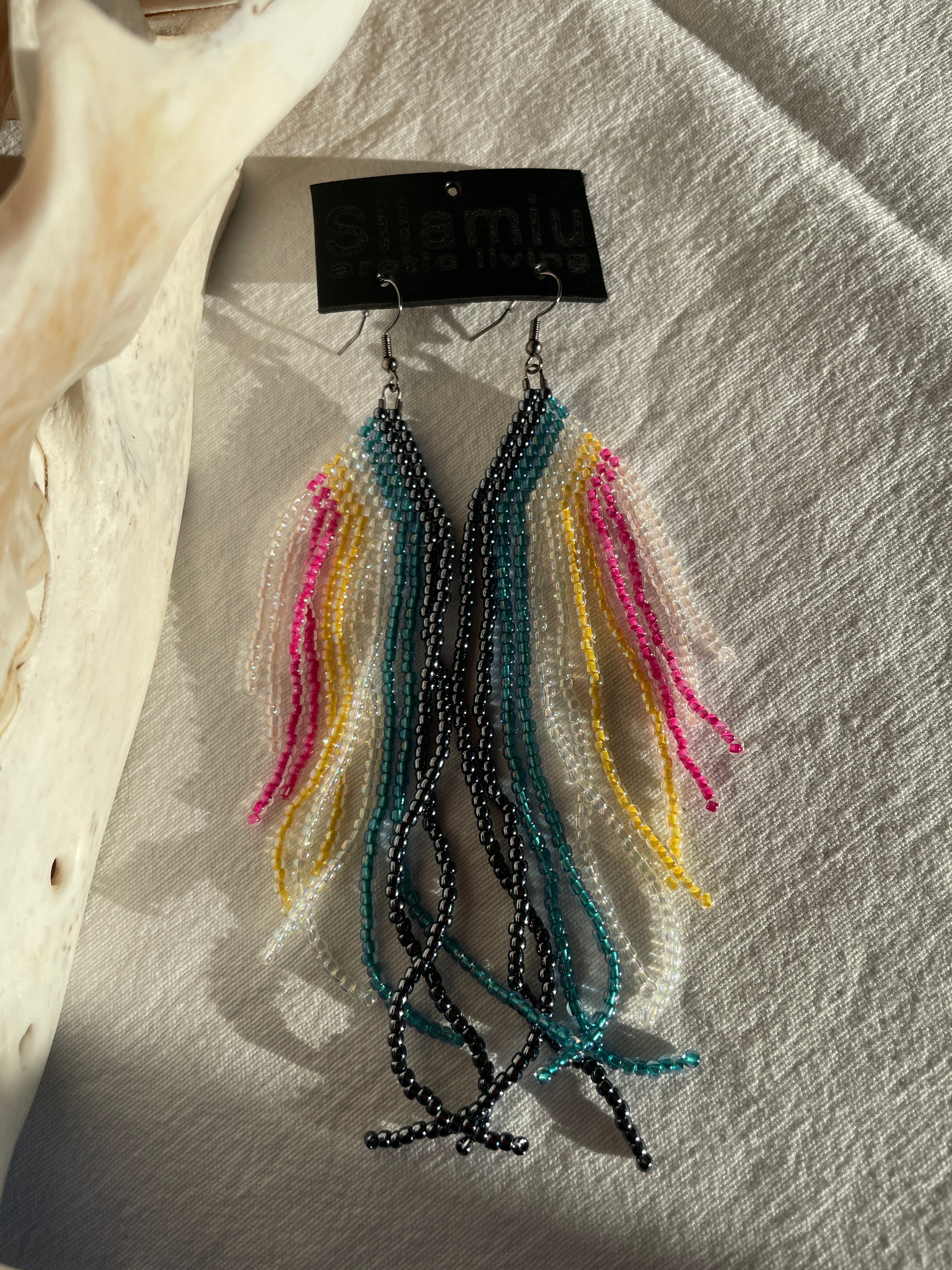 Multicolored Beaded earrings