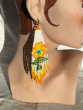 Arctis tundra flower, yellow and white