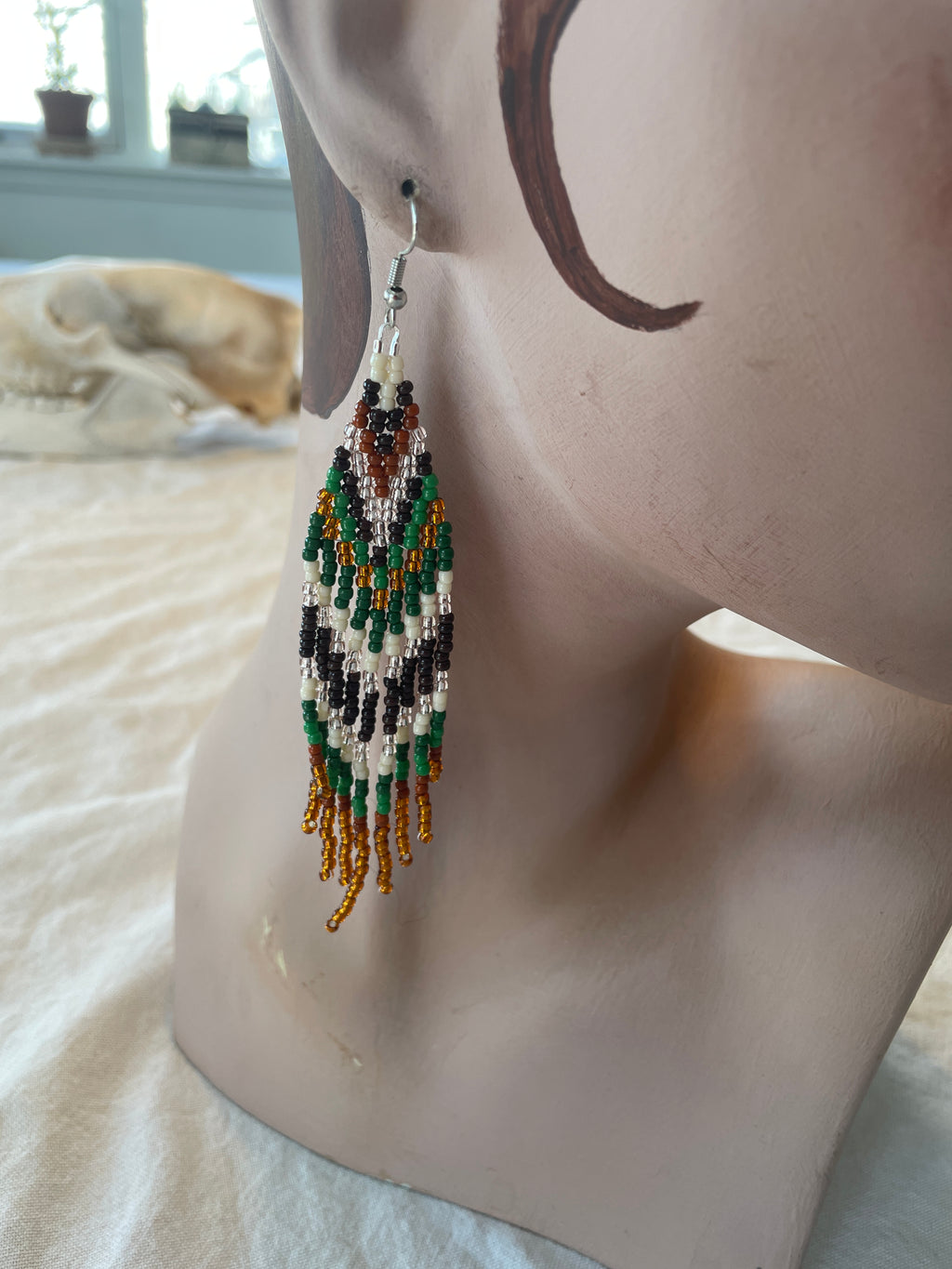 Arctic feather fringes - green