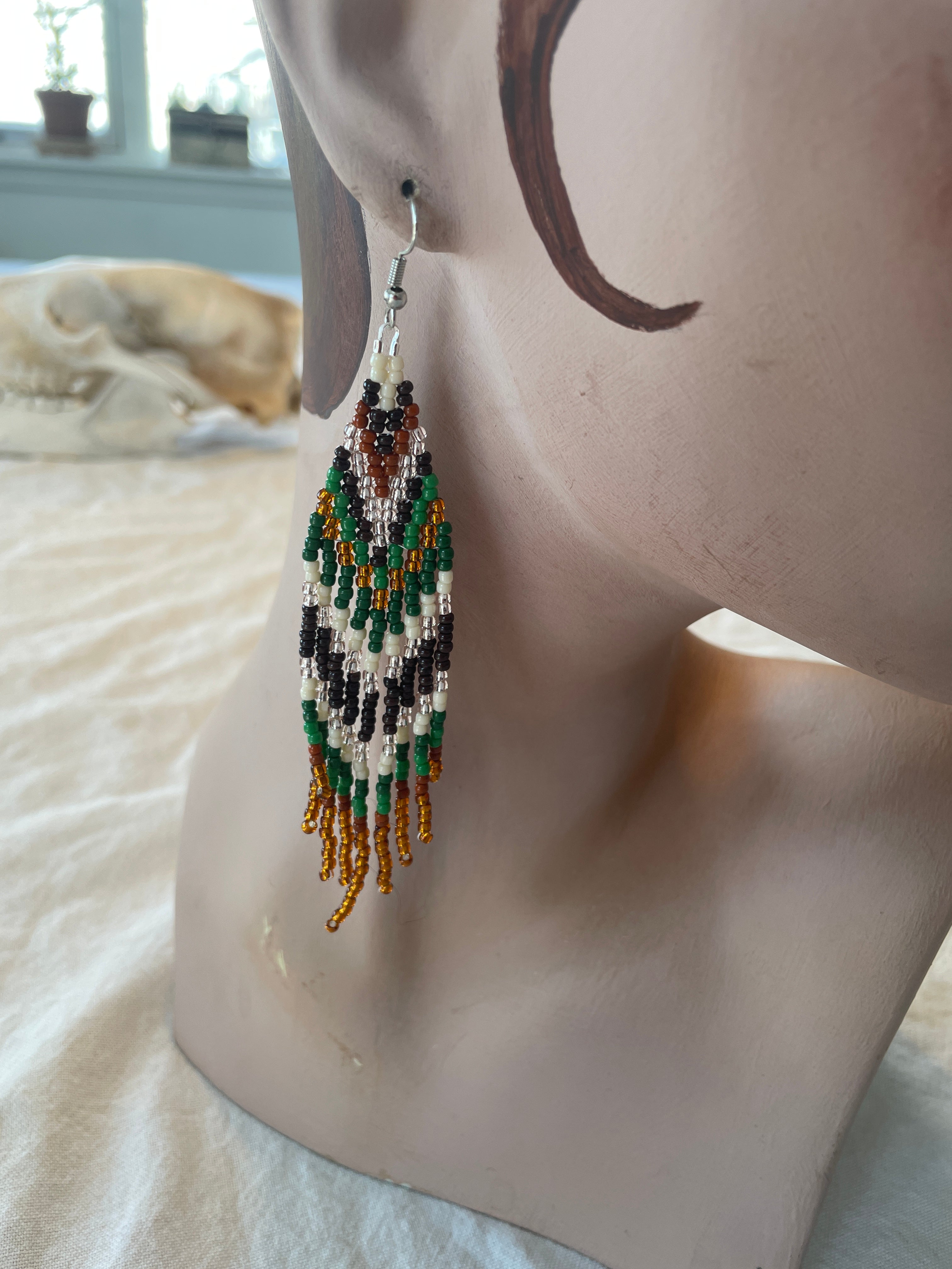 Arctic feather fringes - green