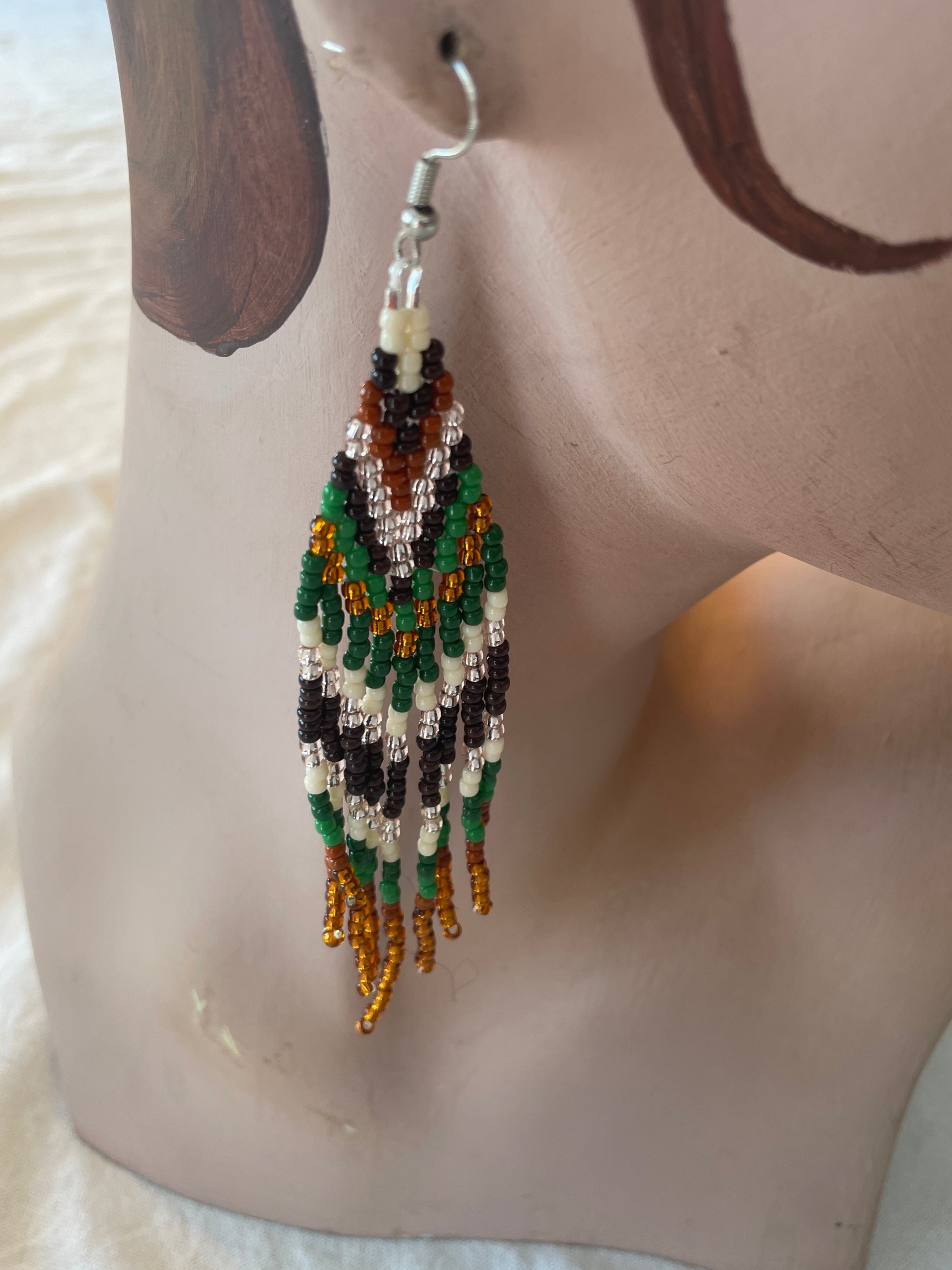 Arctic feather fringes - green