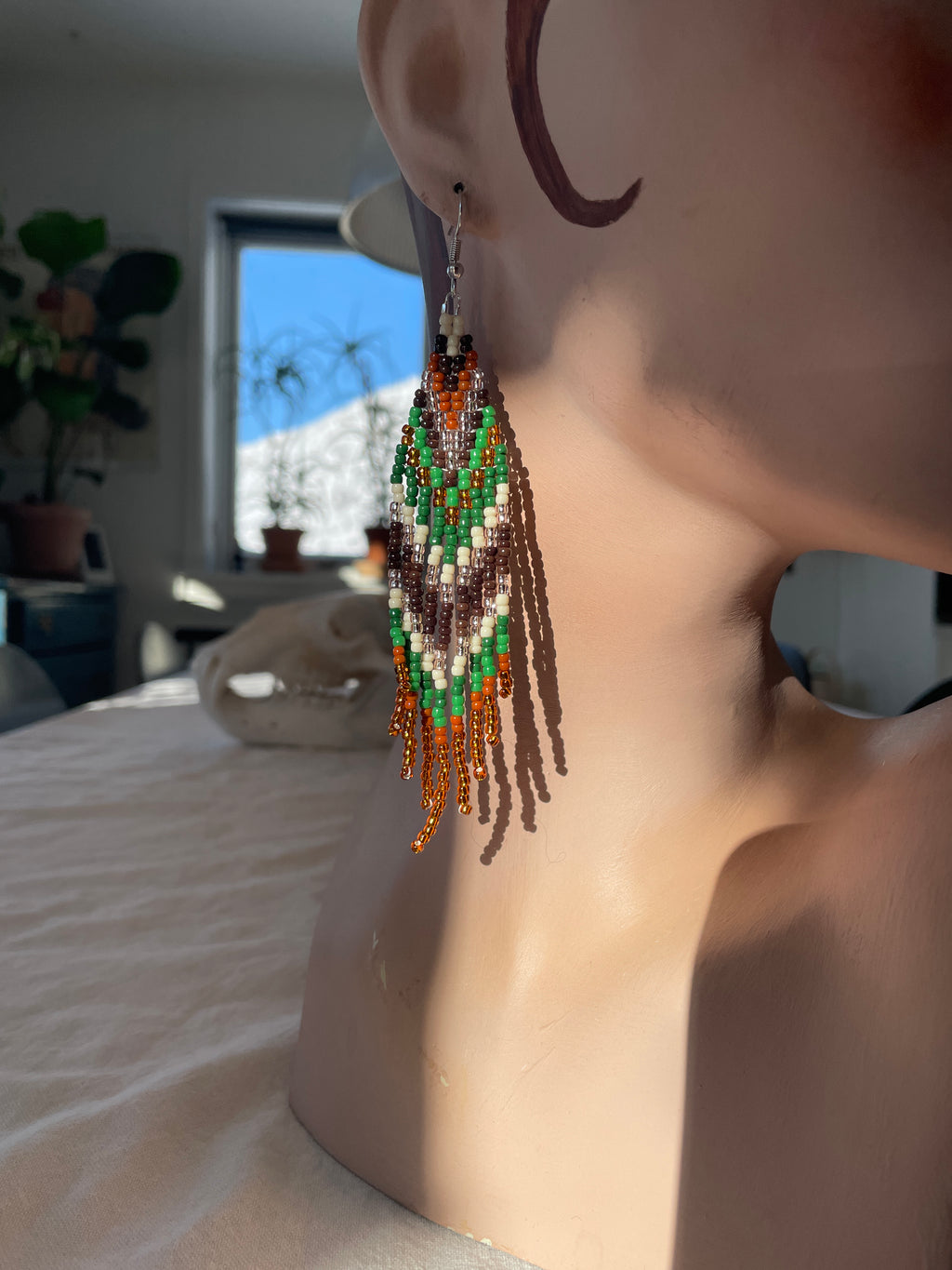 Arctic feather fringes - green