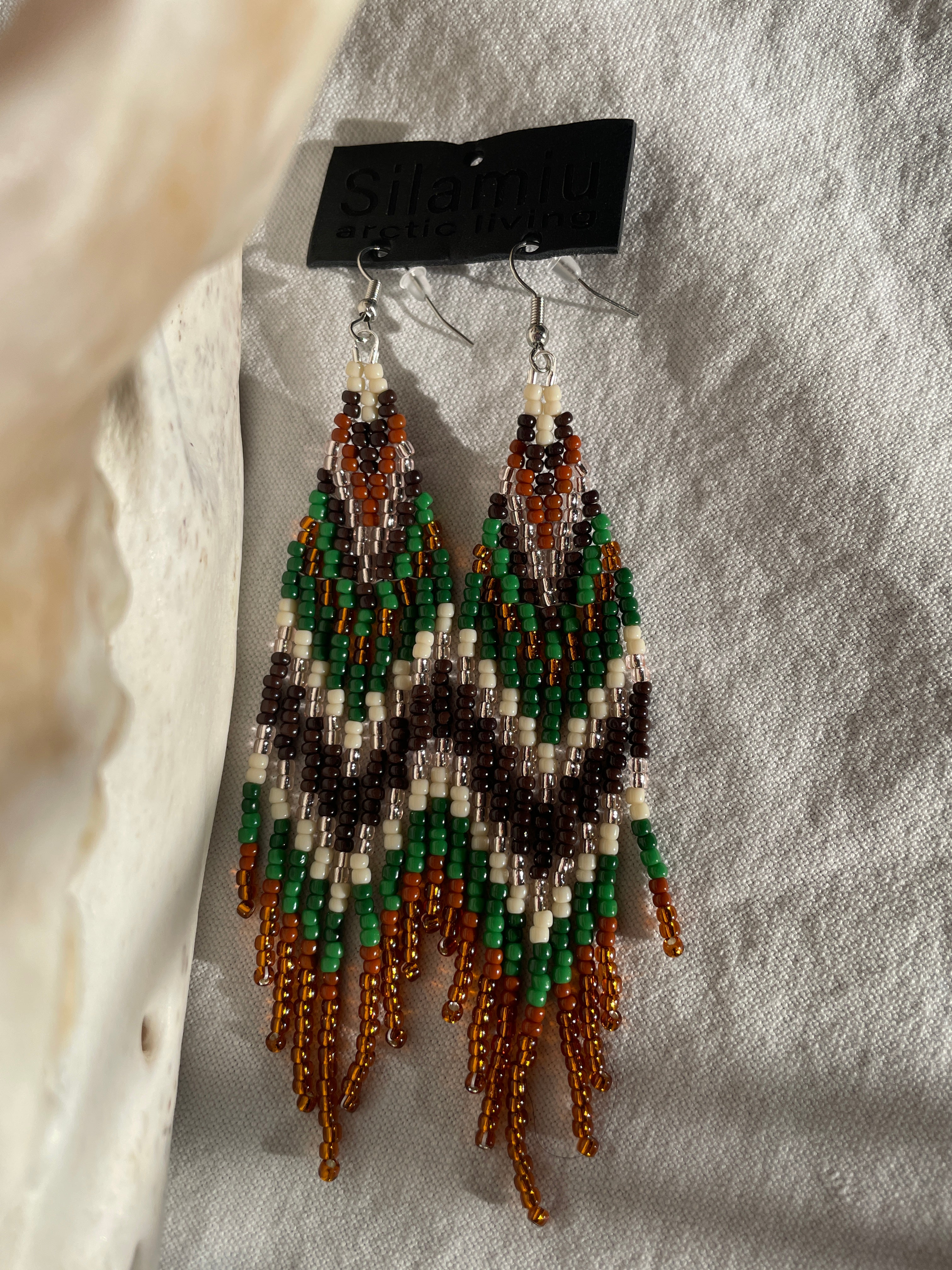 Arctic feather fringes - green